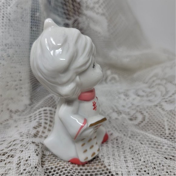 Sophia -Ann Figurine Little Girl Pink & Gold Trim - Picture 3 of 7